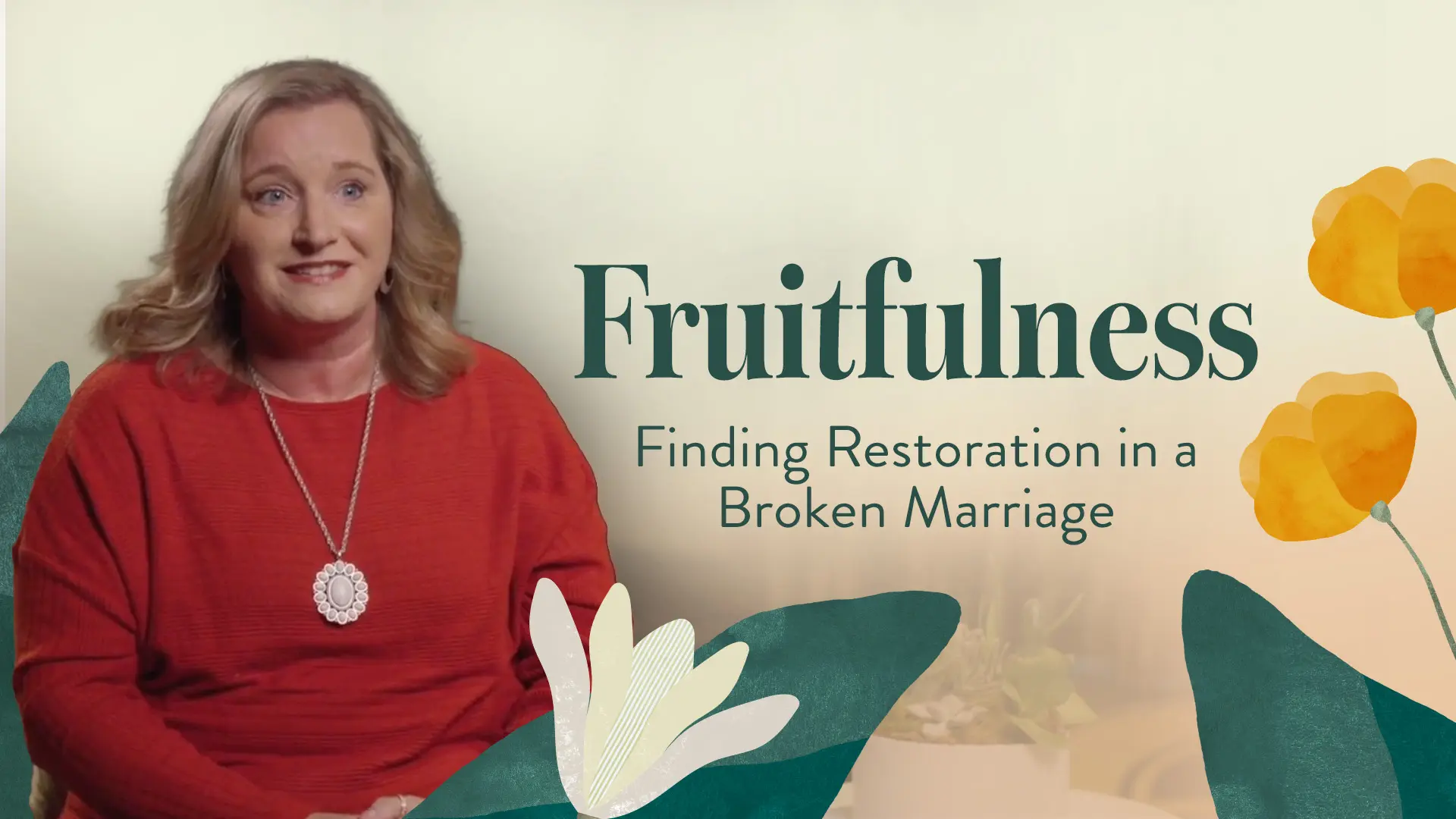 Watch Amy's story of Fruitfulness